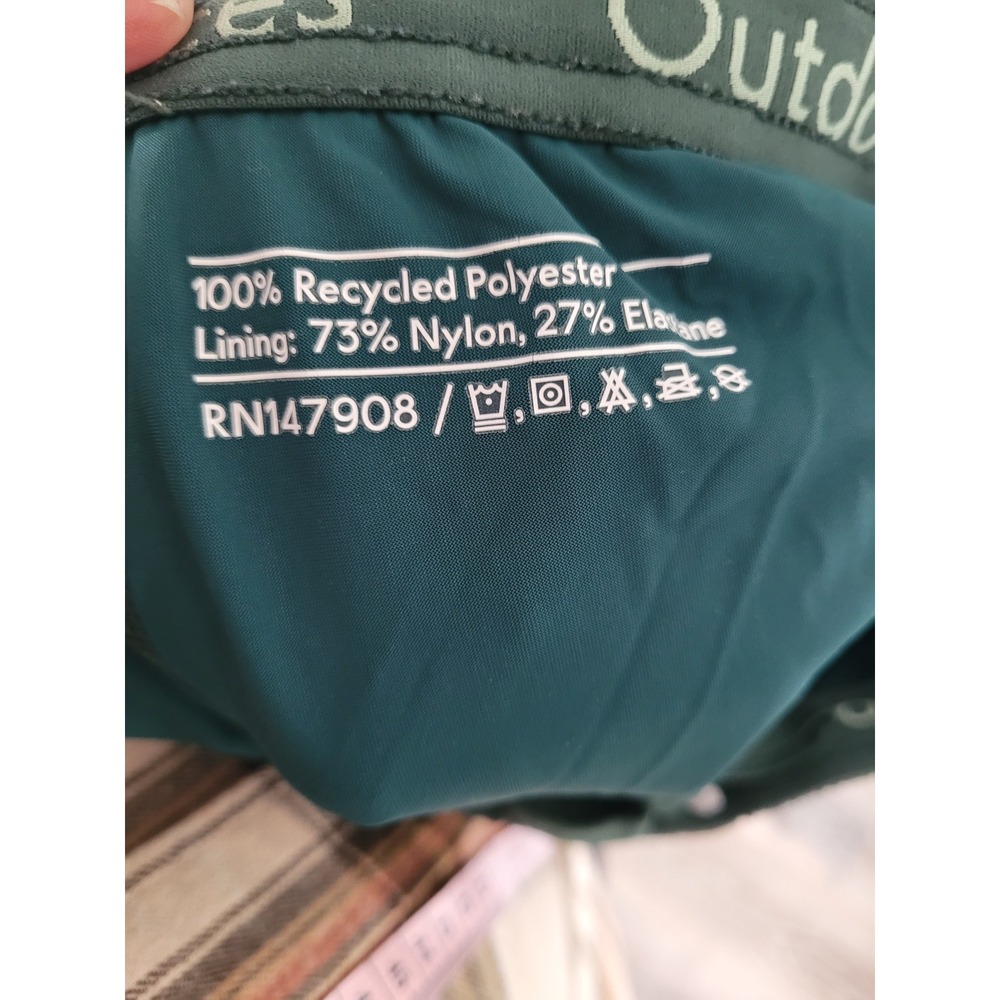 Outdoor Voices High Stride Shorts Womens Large Green Lined Running Athletic #1 - Picture 5 of 5